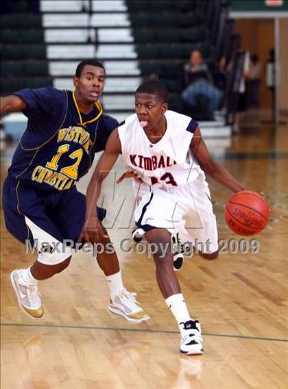 Thumbnail 1 in Kimball vs. Westbury Christian (Texas Jamboree) photogallery.