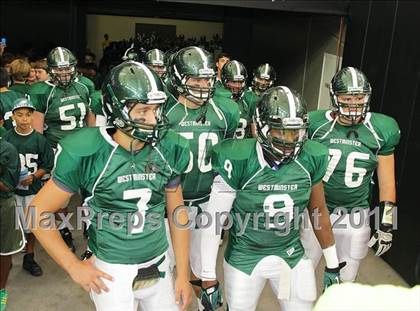 Thumbnail 2 in Greater Atlanta Christian @ Westminster (Great American Football Classic) photogallery.