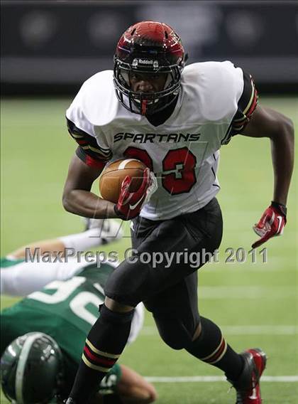 Thumbnail 2 in Greater Atlanta Christian @ Westminster (Great American Football Classic) photogallery.