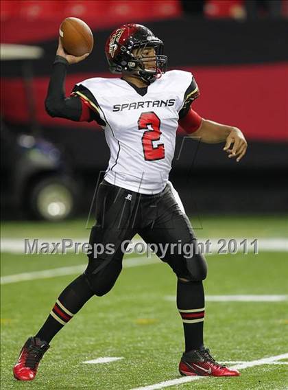 Thumbnail 1 in Greater Atlanta Christian @ Westminster (Great American Football Classic) photogallery.