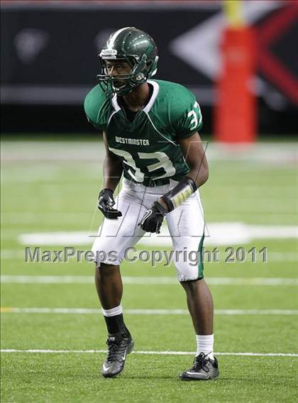 Thumbnail 3 in Greater Atlanta Christian @ Westminster (Great American Football Classic) photogallery.