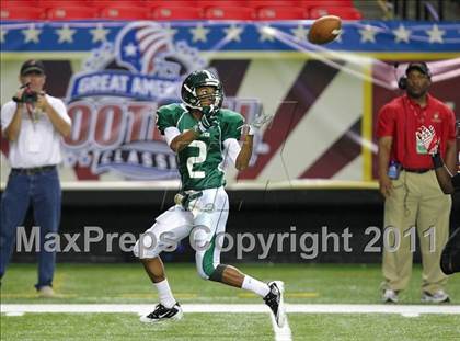 Thumbnail 2 in Greater Atlanta Christian @ Westminster (Great American Football Classic) photogallery.