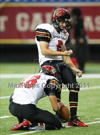 Thumbnail 2 in Greater Atlanta Christian @ Westminster (Great American Football Classic) photogallery.