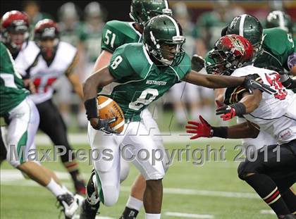 Thumbnail 2 in Greater Atlanta Christian @ Westminster (Great American Football Classic) photogallery.