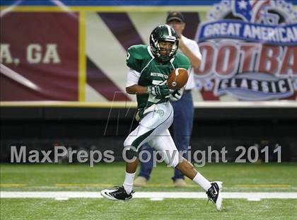 Thumbnail 1 in Greater Atlanta Christian @ Westminster (Great American Football Classic) photogallery.