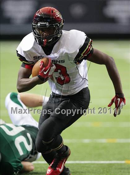 Thumbnail 1 in Greater Atlanta Christian @ Westminster (Great American Football Classic) photogallery.