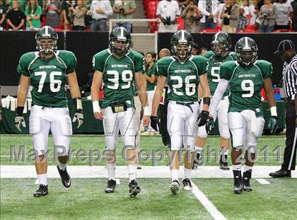 Thumbnail 1 in Greater Atlanta Christian @ Westminster (Great American Football Classic) photogallery.