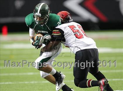 Thumbnail 3 in Greater Atlanta Christian @ Westminster (Great American Football Classic) photogallery.