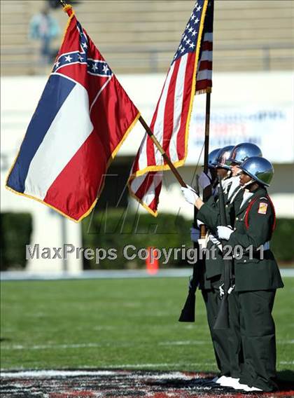 Thumbnail 1 in Durant vs. Mount Olive (MHSAA Class A Final) photogallery.