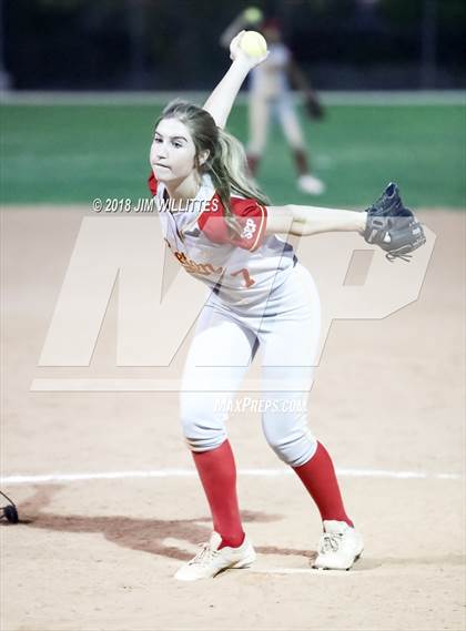 Thumbnail 1 in Seton Catholic vs Superior (Chandler Prep Softball Classic) photogallery.