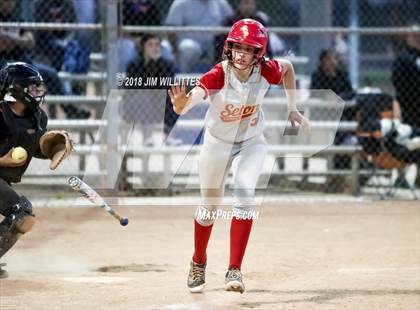 Thumbnail 2 in Seton Catholic vs Superior (Chandler Prep Softball Classic) photogallery.