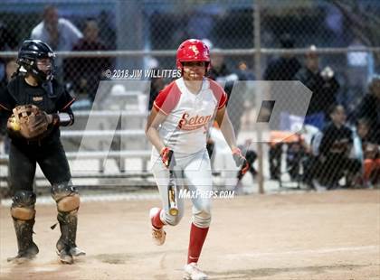 Thumbnail 3 in Seton Catholic vs Superior (Chandler Prep Softball Classic) photogallery.
