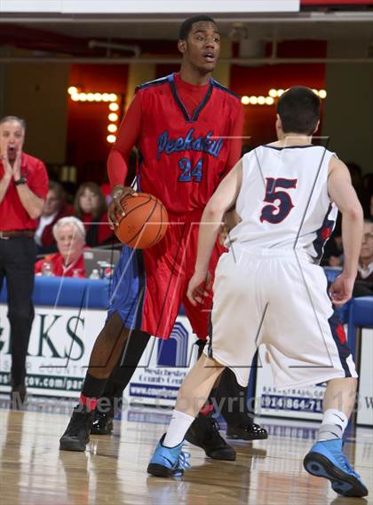 Thumbnail 1 in Peekskill vs Byram Hills (Section 1 Class A Semifinal) photogallery.