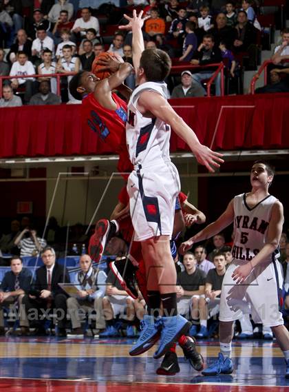 Thumbnail 3 in Peekskill vs Byram Hills (Section 1 Class A Semifinal) photogallery.