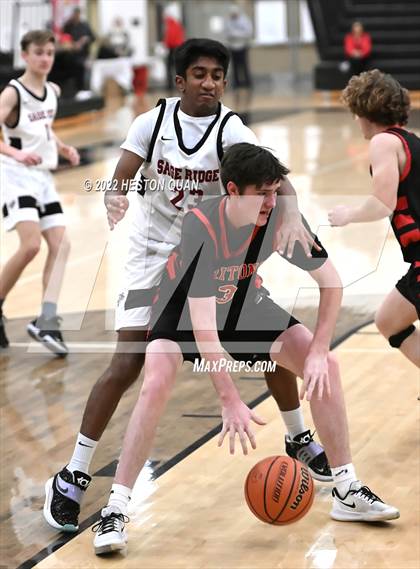 Thumbnail 3 in Sage Ridge vs. San Clemente (Tustin Holiday Classic) photogallery.