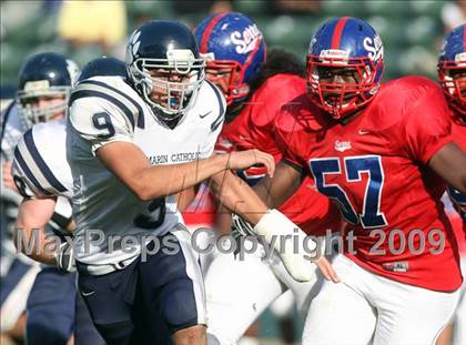 Thumbnail 3 in Marin Catholic vs. Serra (CIF State D3 Final) photogallery.