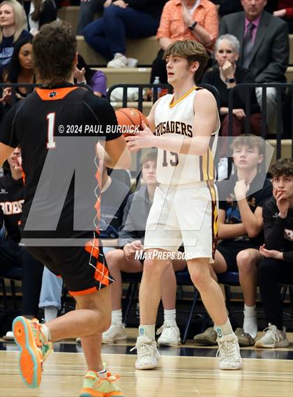 Thumbnail 3 in Clarion Area vs Elk County Catholic (District 9 1A Final) photogallery.