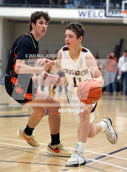 Thumbnail 3 in Clarion Area vs Elk County Catholic (District 9 1A Final) photogallery.