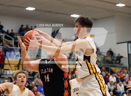 Thumbnail 1 in Clarion Area vs Elk County Catholic (District 9 1A Final) photogallery.