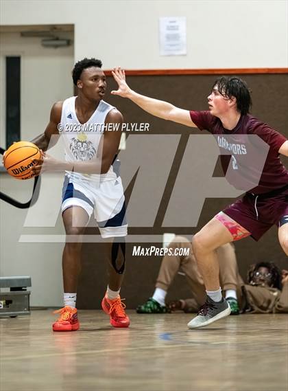 Thumbnail 2 in New Life Christian Academy vs. Living Water Christian (Veterans Showcase) photogallery.