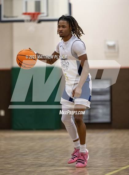 Thumbnail 3 in New Life Christian Academy vs. Living Water Christian (Veterans Showcase) photogallery.