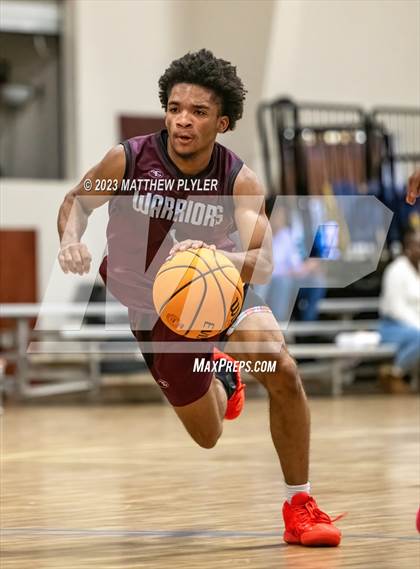 Thumbnail 2 in New Life Christian Academy vs. Living Water Christian (Veterans Showcase) photogallery.
