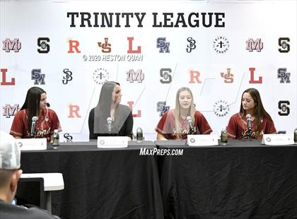 Thumbnail 3 in Trinity League Softball Media Day - JSerra Catholic photogallery.