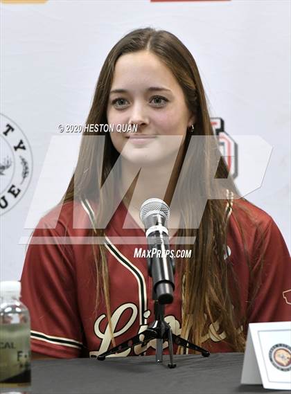 Thumbnail 3 in Trinity League Softball Media Day - JSerra Catholic photogallery.
