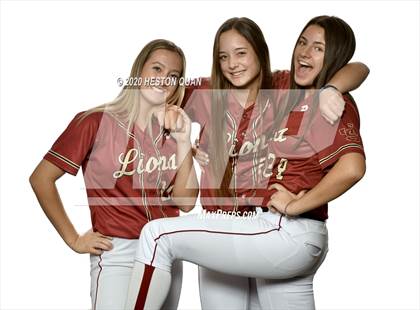 Thumbnail 1 in Trinity League Softball Media Day - JSerra Catholic photogallery.