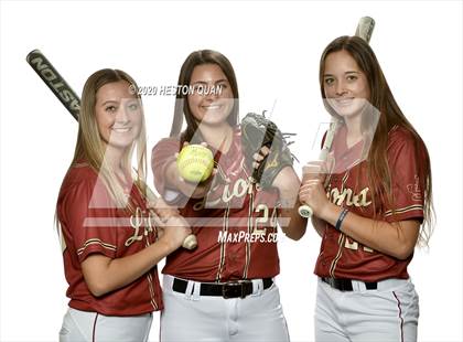 Thumbnail 1 in Trinity League Softball Media Day - JSerra Catholic photogallery.