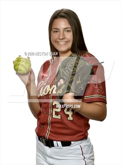 Thumbnail 2 in Trinity League Softball Media Day - JSerra Catholic photogallery.