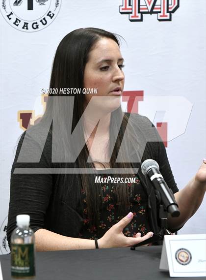 Thumbnail 2 in Trinity League Softball Media Day - JSerra Catholic photogallery.