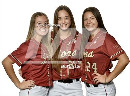 Thumbnail 1 in Trinity League Softball Media Day - JSerra Catholic photogallery.