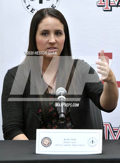 Thumbnail 3 in Trinity League Softball Media Day - JSerra Catholic photogallery.