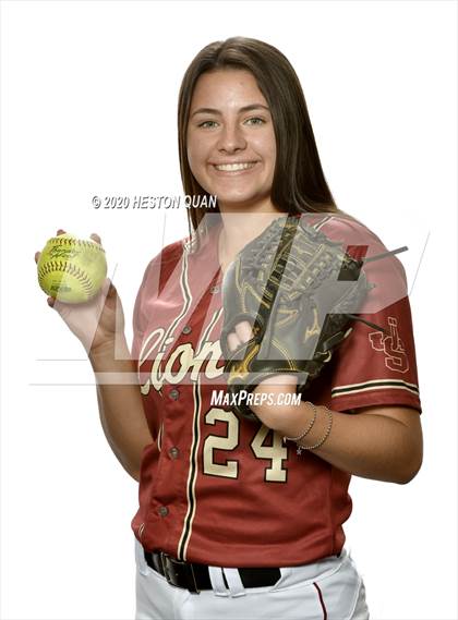 Thumbnail 1 in Trinity League Softball Media Day - JSerra Catholic photogallery.