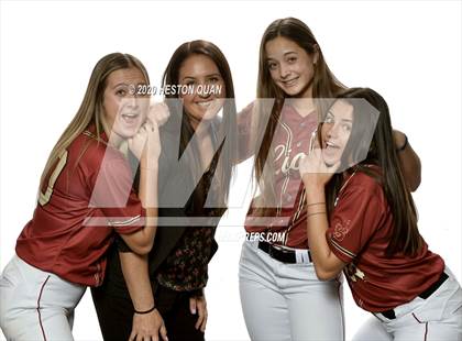 Thumbnail 1 in Trinity League Softball Media Day - JSerra Catholic photogallery.