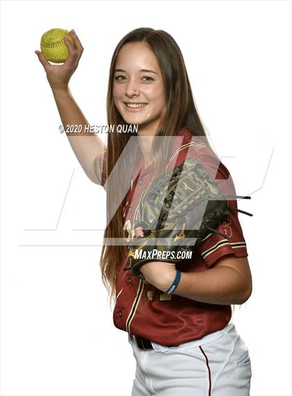 Thumbnail 1 in Trinity League Softball Media Day - JSerra Catholic photogallery.