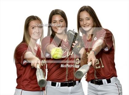 Thumbnail 2 in Trinity League Softball Media Day - JSerra Catholic photogallery.