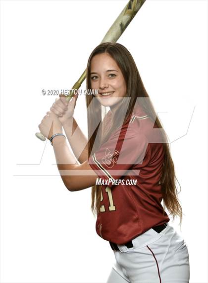 Thumbnail 1 in Trinity League Softball Media Day - JSerra Catholic photogallery.