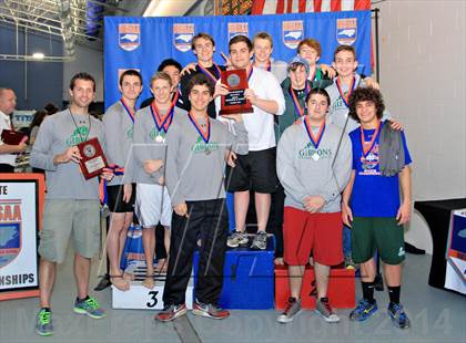 Thumbnail 1 in NCHSAA 3A Swimming Championships photogallery.