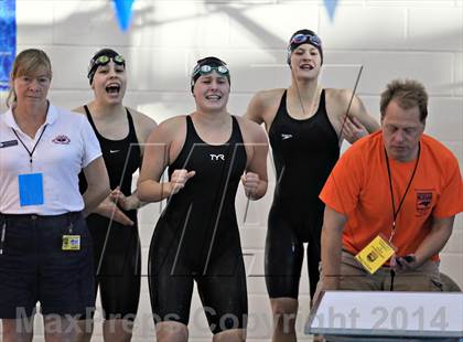 Thumbnail 2 in NCHSAA 3A Swimming Championships photogallery.