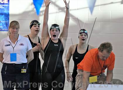 Thumbnail 3 in NCHSAA 3A Swimming Championships photogallery.