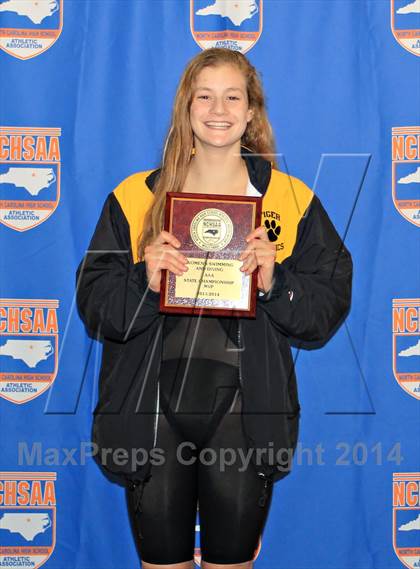 Thumbnail 3 in NCHSAA 3A Swimming Championships photogallery.
