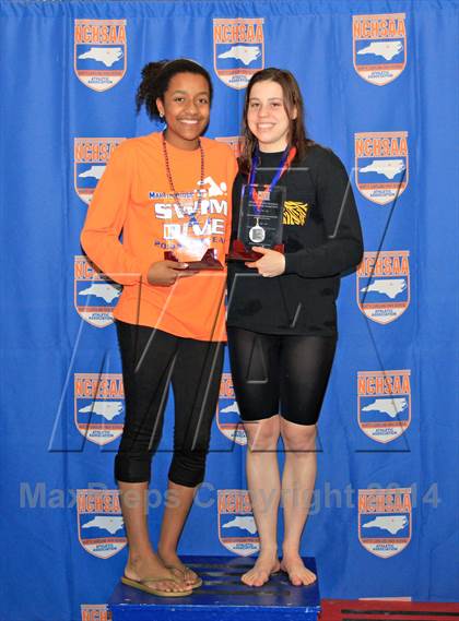 Thumbnail 2 in NCHSAA 3A Swimming Championships photogallery.