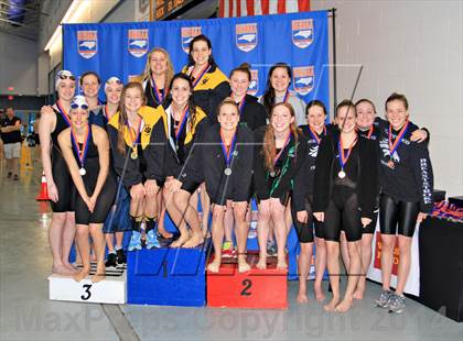 Thumbnail 2 in NCHSAA 3A Swimming Championships photogallery.