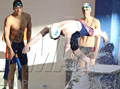 Thumbnail 2 in NCHSAA 3A Swimming Championships photogallery.