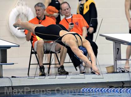 Thumbnail 3 in NCHSAA 3A Swimming Championships photogallery.