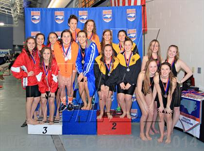Thumbnail 1 in NCHSAA 3A Swimming Championships photogallery.