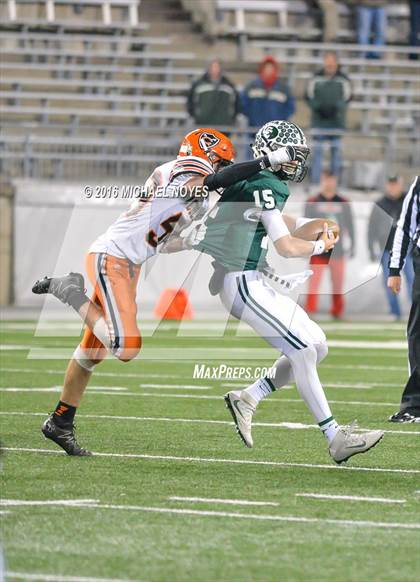 Thumbnail 1 in Canton Central Catholic vs. Coldwater (OHSAA Division V Final) photogallery.
