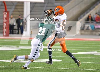 Thumbnail 1 in Canton Central Catholic vs. Coldwater (OHSAA Division V Final) photogallery.